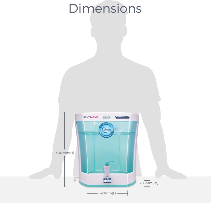 KENT MAX UV WATER PURIFIRE WHITE - Image 2